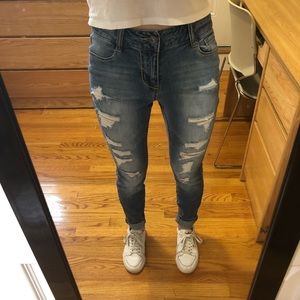 Ripped Skinny Jeans from Blue Spice